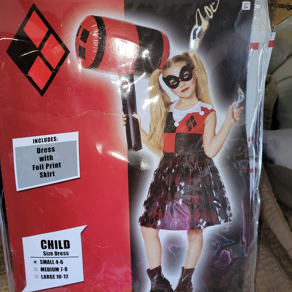 Harley Quinn Dress and accessories - Picture 3 of 5